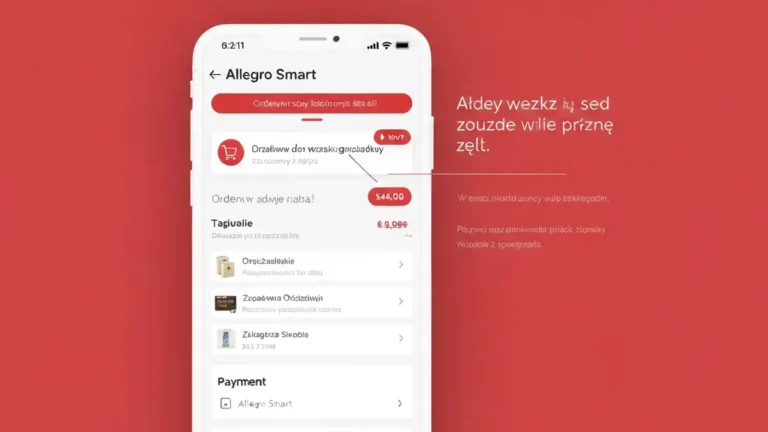 Ekran aplikacji Allegro Smart pokazujący brak naliczeń darmowej dostawy z symbolem błędu