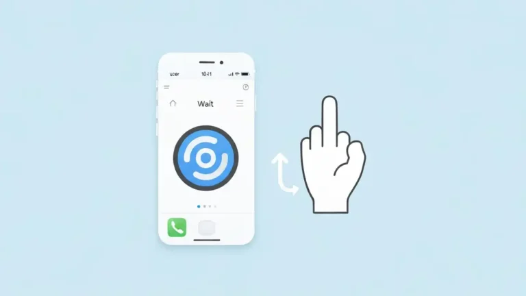 iPhone z wyskakującą ikoną aplikacji i komunikatem o zawieszeniu się aplikacji po aktualizacji