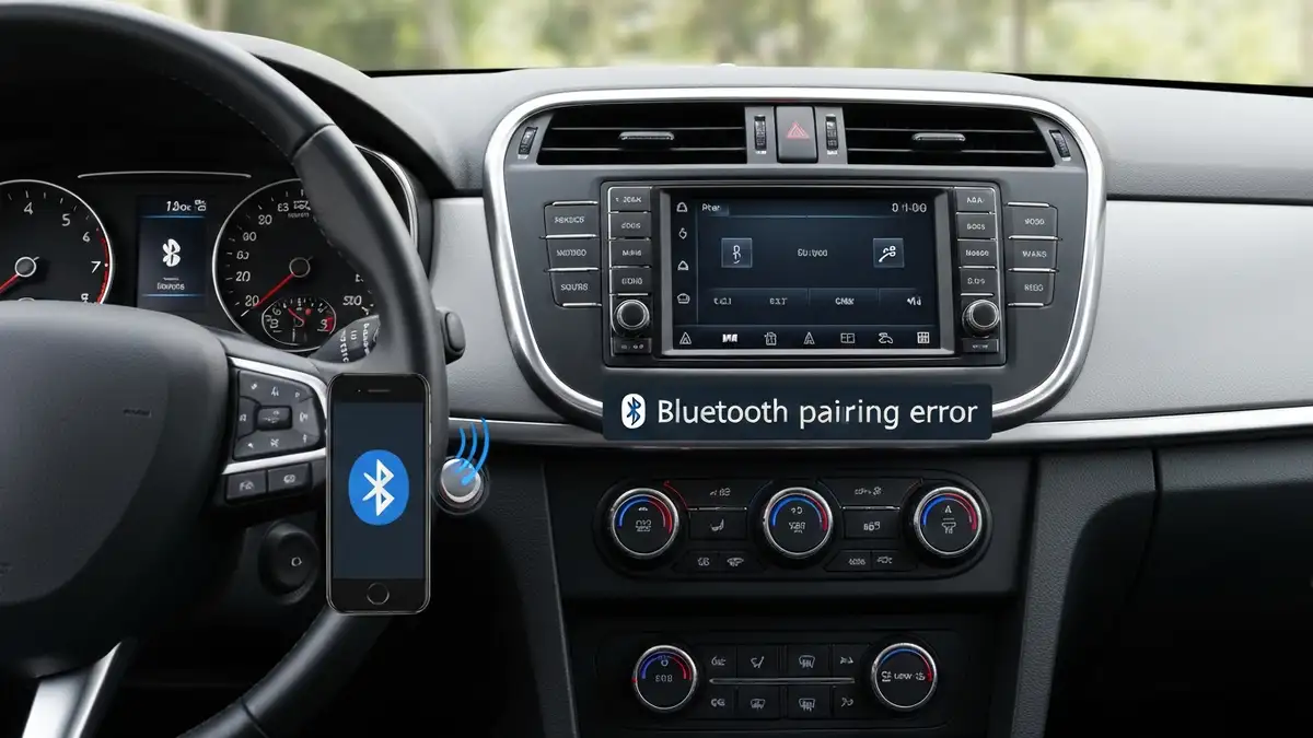 Błąd parowania Bluetooth w samochodzie: telefon nie łączy się z radioodbiornikiem