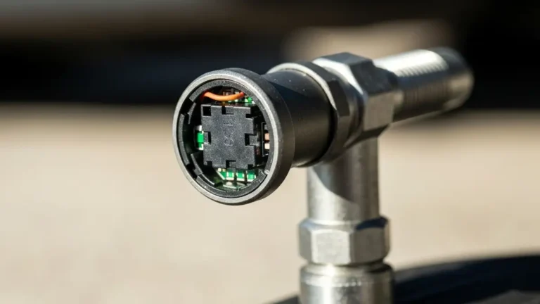 Czujnik TPMS zamontowany na zaworu opony samochodu