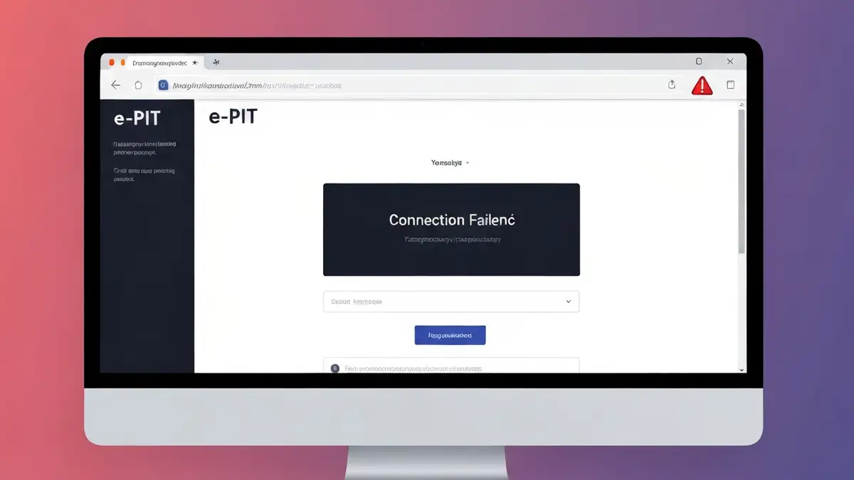 Ekran błędu e-PIT nie otwiera się z komunikatem problemu połączenia internetowego