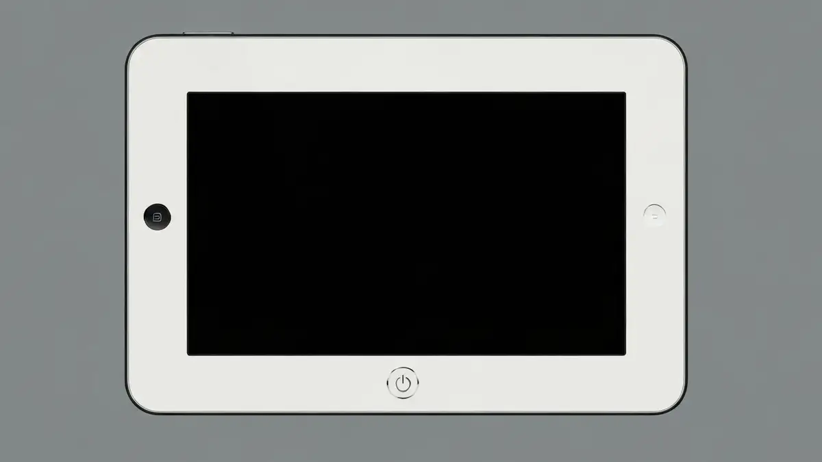 iPad z czarnym ekranem i znakami zapytania, procedura resetu DFU