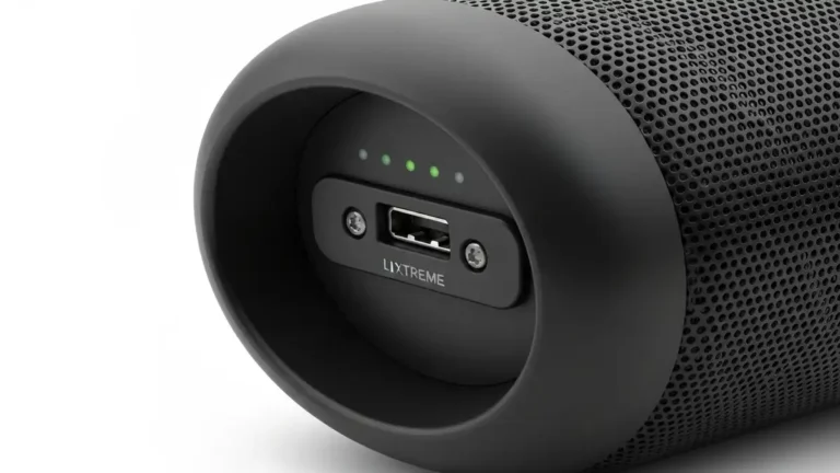 JBL Xtreme ze wskaźnikami LED ładowania i portem USB-C