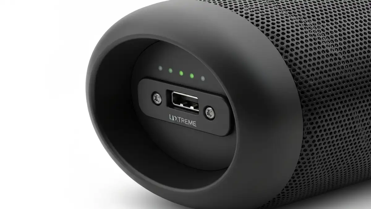 JBL Xtreme ze wskaźnikami LED ładowania i portem USB-C