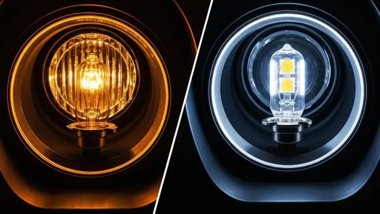 Porównanie halogenowej żarówki i żarówki LED w samochodzie – różnice w budowie i świeceniu