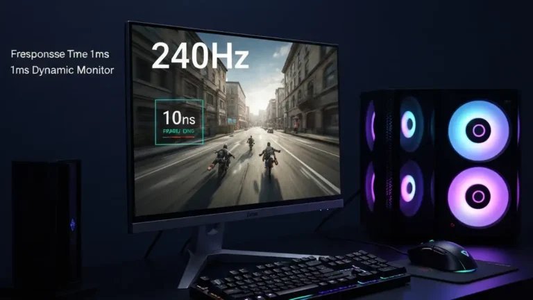 Monitor do gier z niskim input lagiem – wyświetlacz 240 Hz do gier FPS