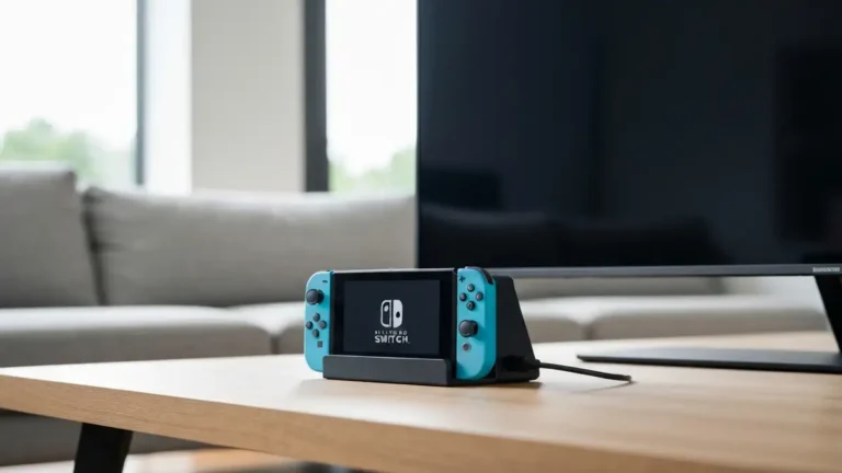 Nintendo Switch w stacji dokującej podłączone do telewizora – obraz nie wyświetlany