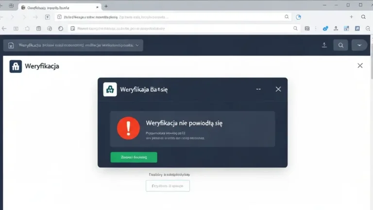 Ekran błędu weryfikacji bankowej w Profilu Zaufanym