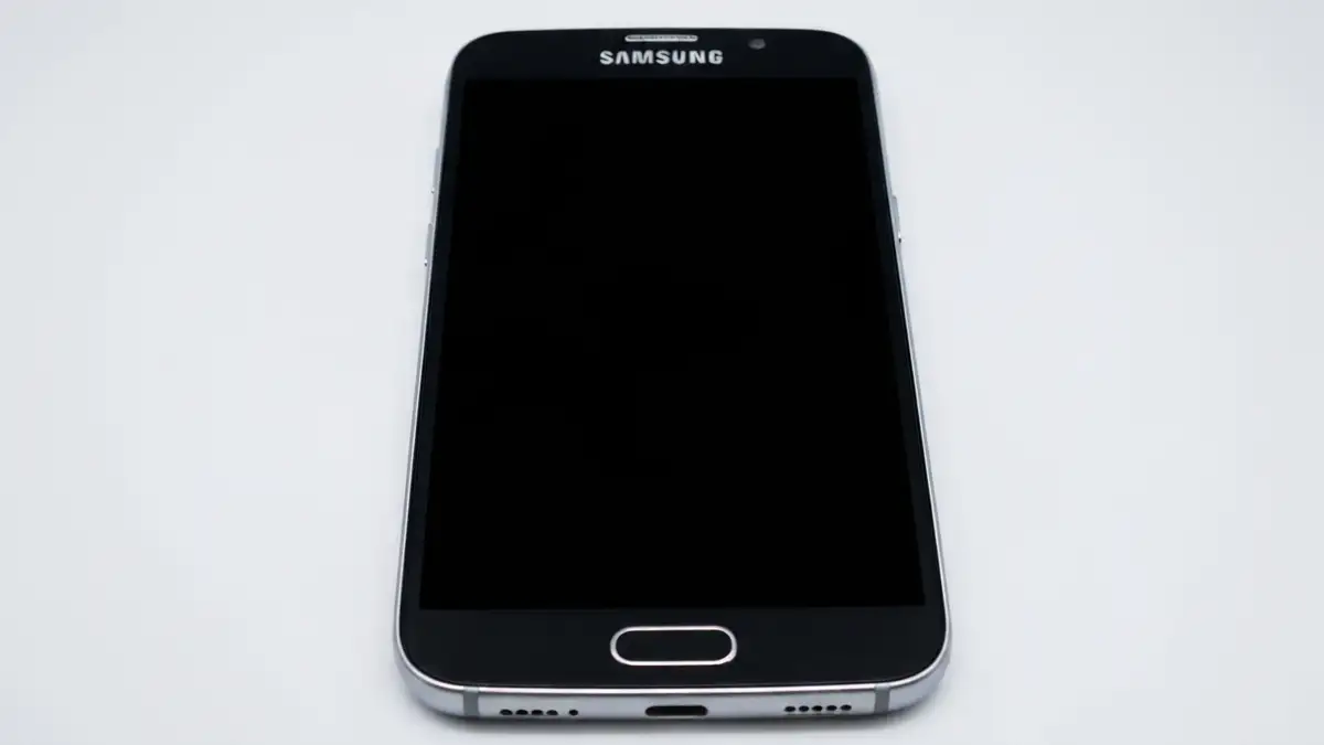 Samsung Galaxy z czarnym ekranem bez obrazu na wyświetlaczu